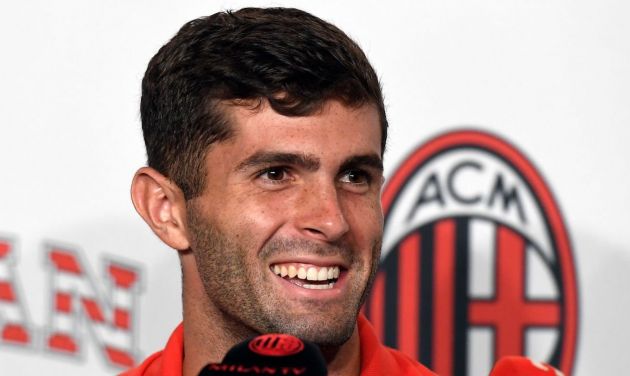 Christian Pulisic of AC Milan