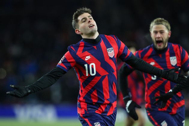 Christian Pulisic #10 of the United States