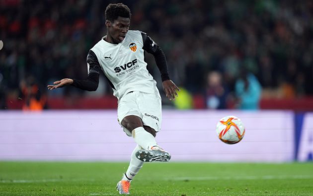 Yunus Musah of Valencia CF