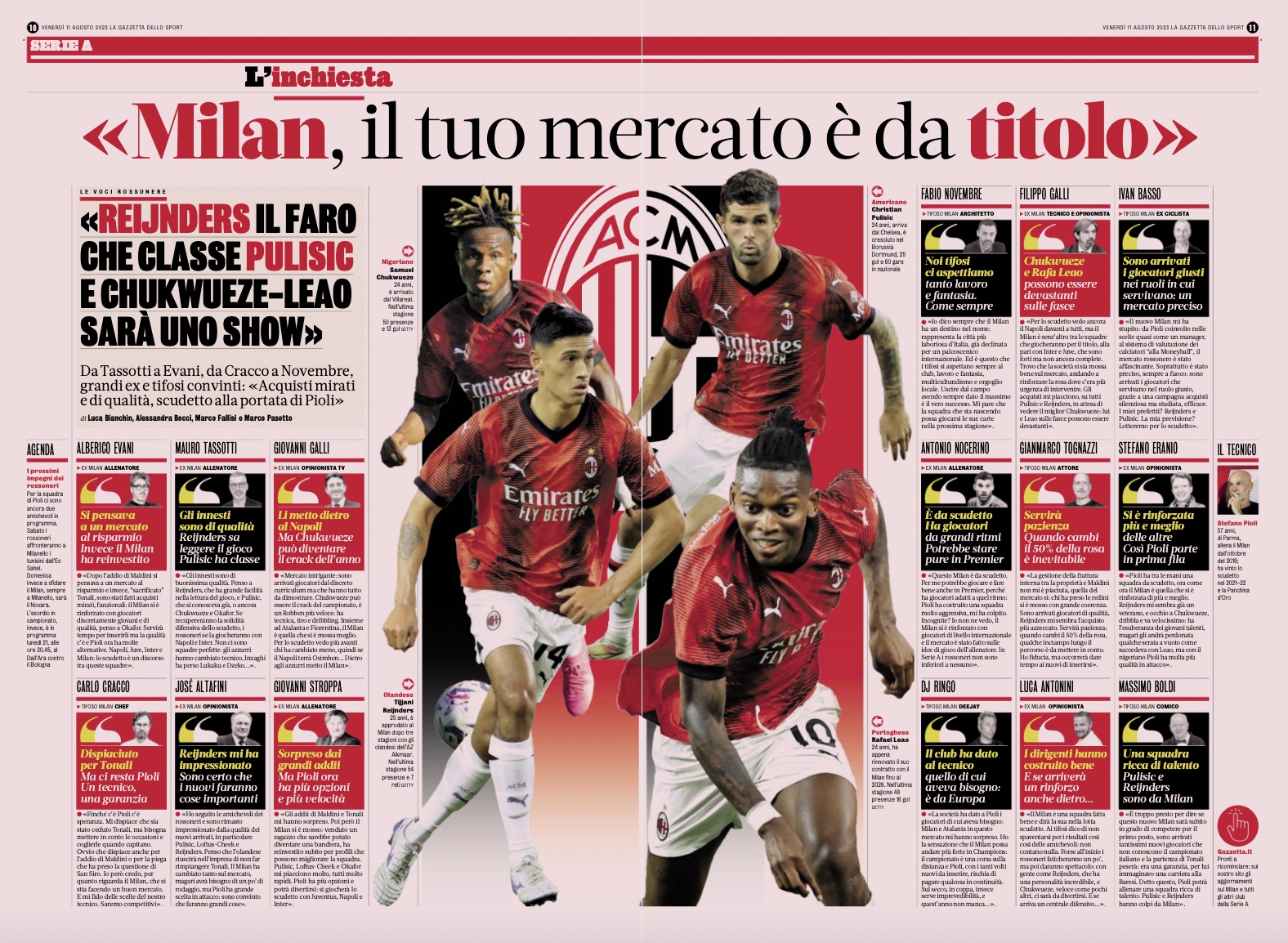 Nocerino, Antonini and other ex-players agree: This Milan is worthy of the  Scudetto