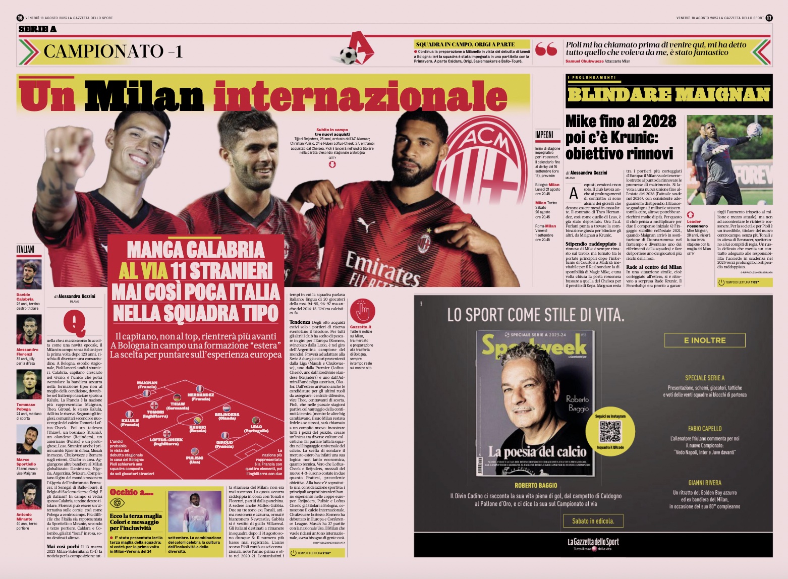 GdS: Milan willing to double salary of two key players to secure