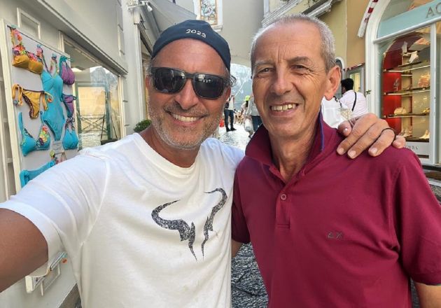 Gerry Cardinale and fan
