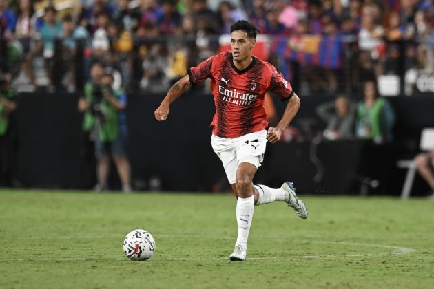 Tijjani Reijnders #14 of AC Milan