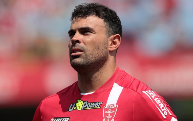 Andrea Petagna of AC Monza