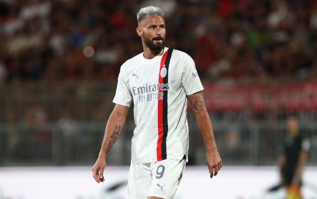 Olivier Giroud of AC Milan