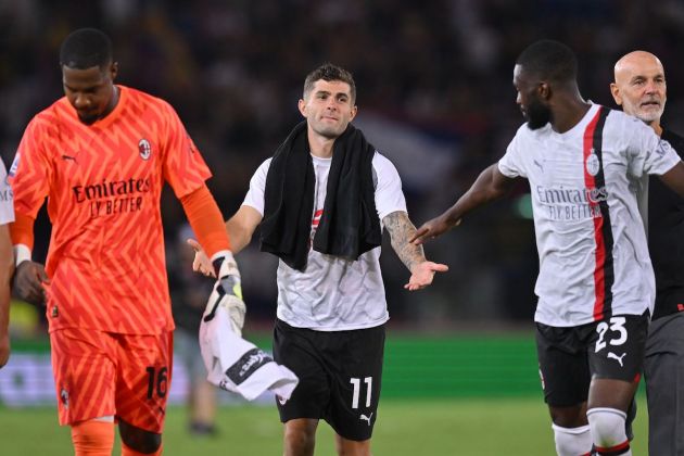 Christian Pulisic of AC Milan
