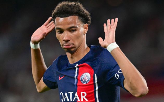 Paris Saint-Germain's French forward #44 Hugo Ekitike