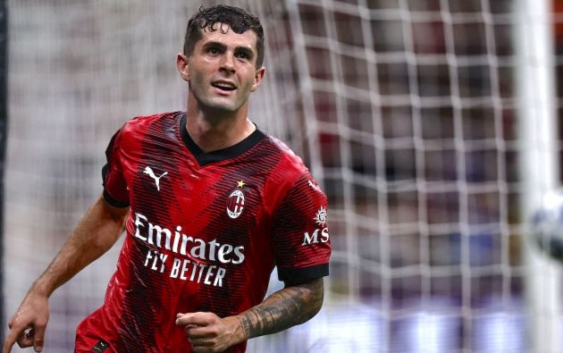 AC Milan's forward Christian Pulisic