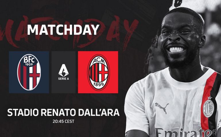 Official: Bologna vs. AC Milan starting XIs - three summer signings start