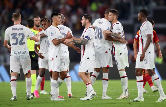 Milan team celebrate