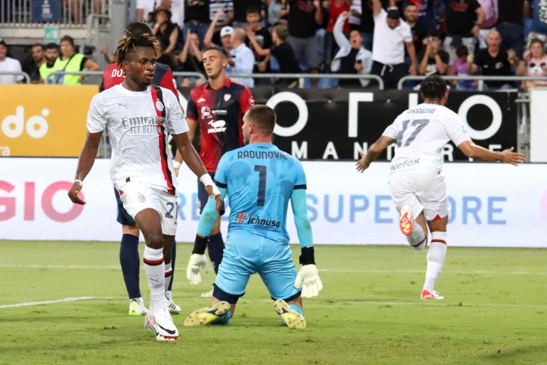 Cagliari 1-3 AC Milan: Okafor and Loftus-Cheek score in comeback win