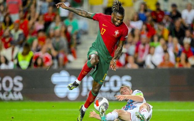 Portugal's forward #17 Rafael Leao