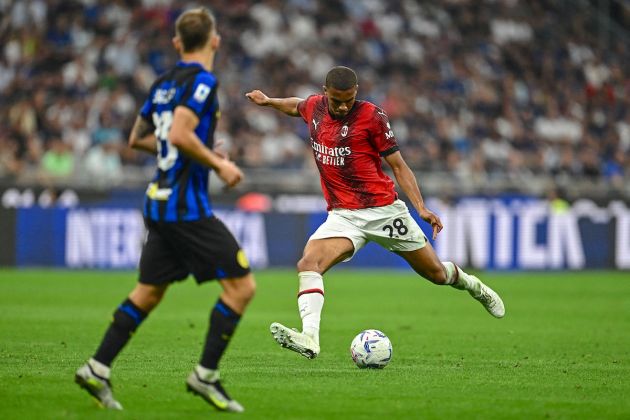 AC Milan's German defender #28 Malick Thiaw