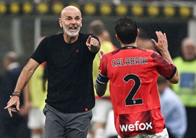 Pioli and Calabria Milan