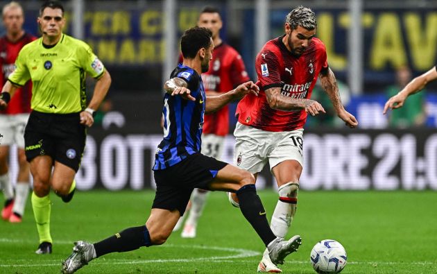 AC Milan's French defender #19 Theo Hernandez