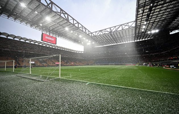 San Siro rain