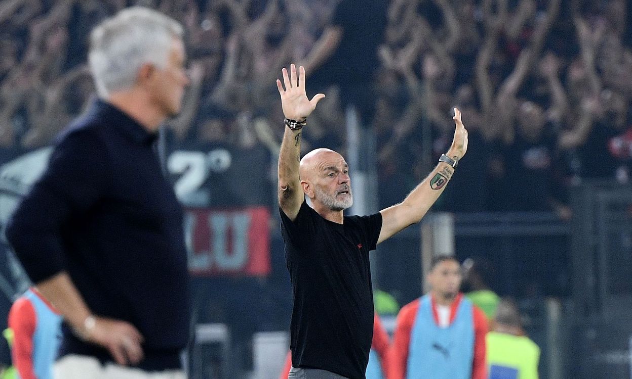 AC Milan's Italian coach Stefano Pioli