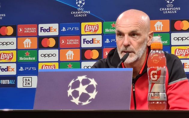 pioli champions league press conference