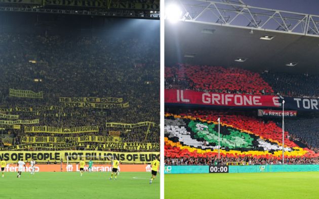 dortmund genoa fans