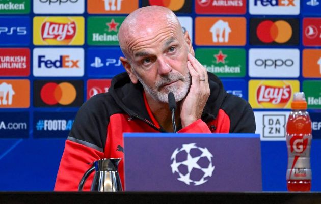 AC Milan's Italian head coach Stefano Pioli