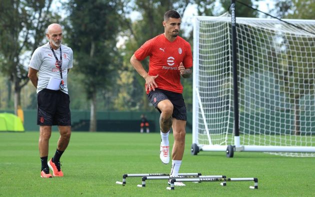 Pioli and Krunic Milanello