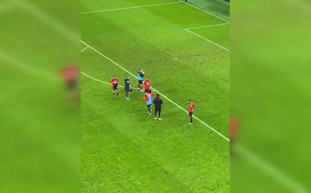 Milan players Curva Sud