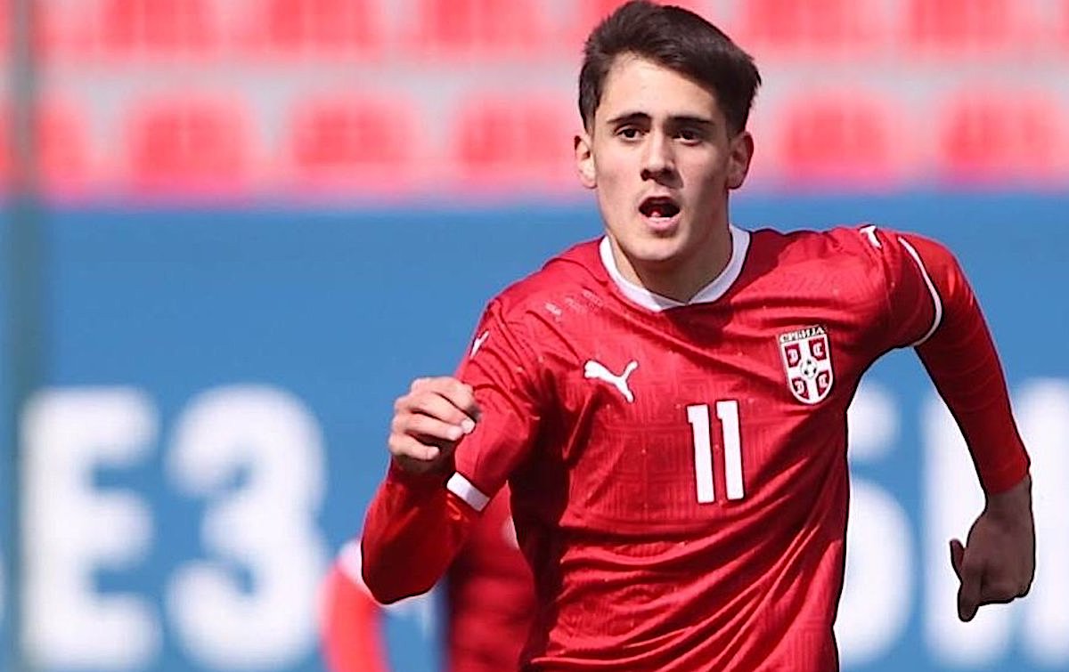 Romano: Milan 'confident' of winning race for 17-year-old Serbian talent