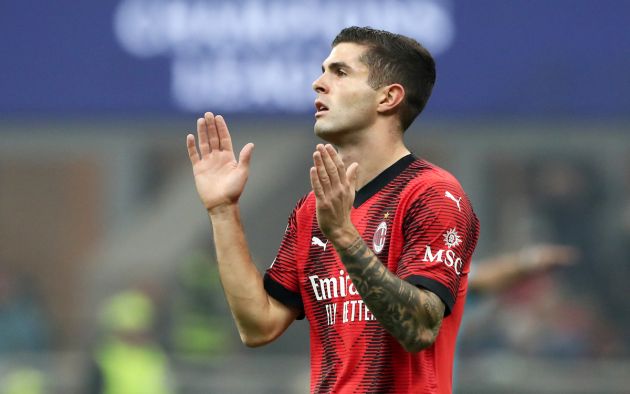 Christian Pulisic of AC Milan