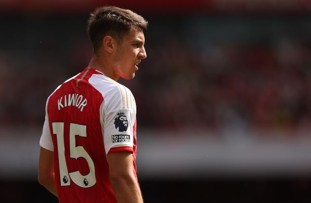 Jakub Kiwior of Arsenal