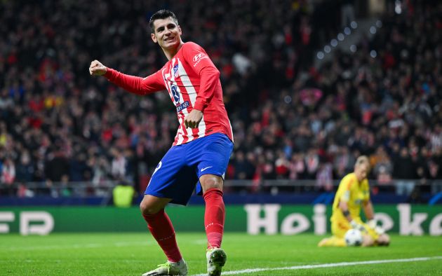 Alvaro Morata of Atletico Madrid