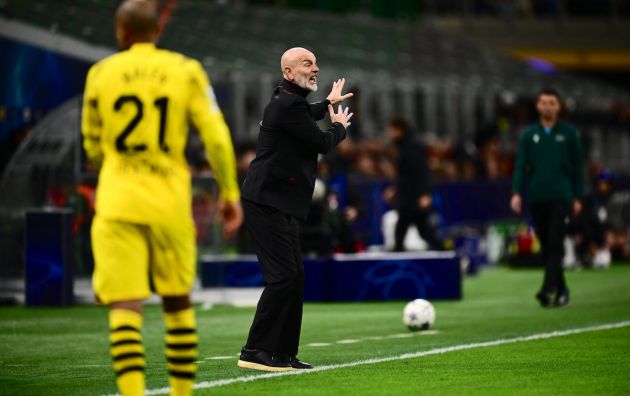 AC Milan's Italian coach Stefano Pioli