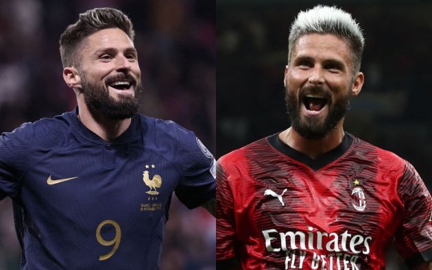 France's forward #09 Olivier Giroud
