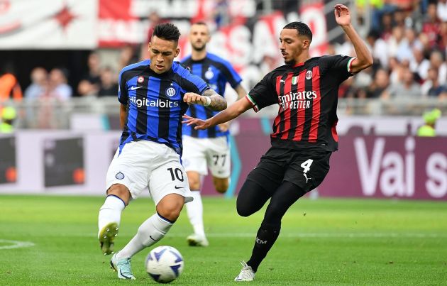 Ismael Bennacer and Lautaro