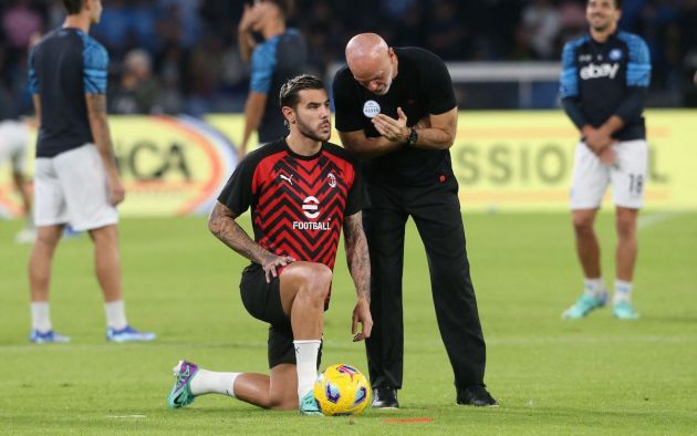 AC Milan's French defender #19 Theo Hernandez