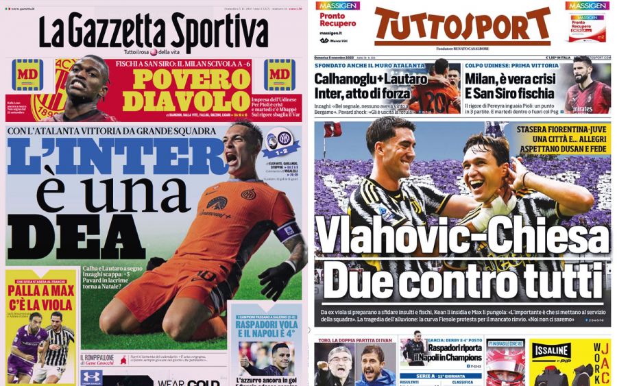 Gallery: True crisis for Milan Pioli collapses Today s front