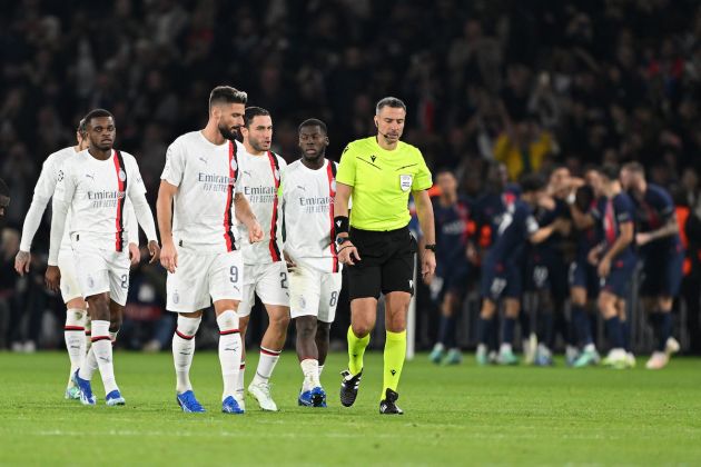 The players of AC Milan