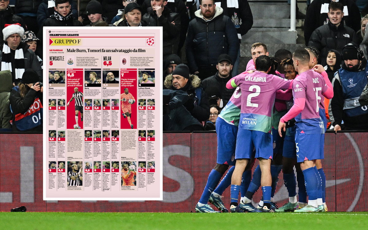 GdS: Milan player ratings for Newcastle win - substitutes make the ...