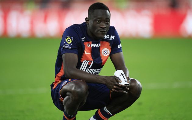 Montpellier's Nigerian forward #08 Akor Adams