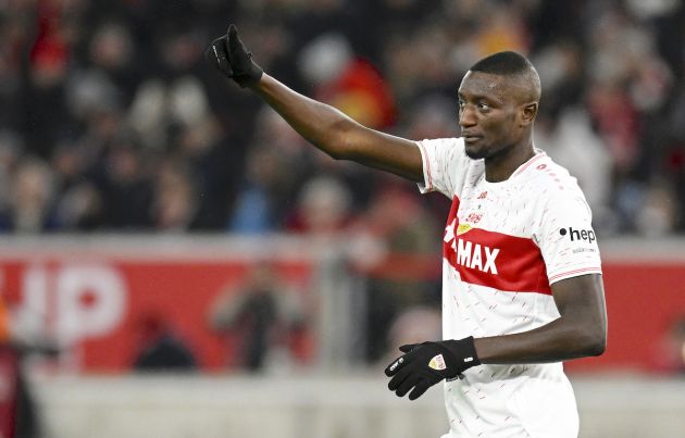 Stuttgart's Guinean forward #09 Serhou Guirassy