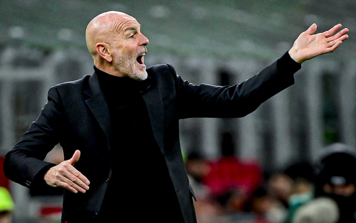 AC Milan's Italian coach Stefano Pioli
