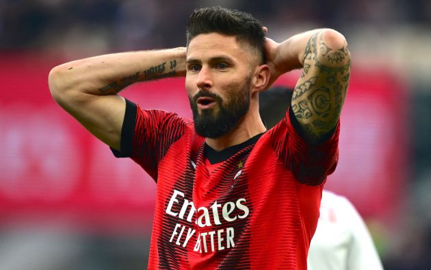 AC Milan French forward Olivier Giroud