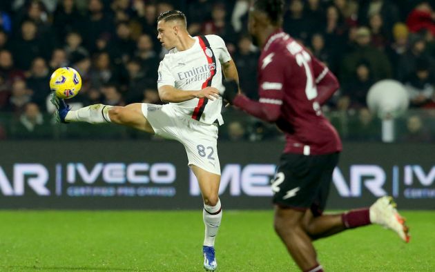 AC Milan's Serbian defender #82 Jan-Carlo Simic