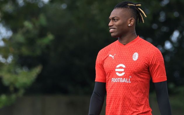 Rafael Leao of AC Milan looks on during an AC Milan