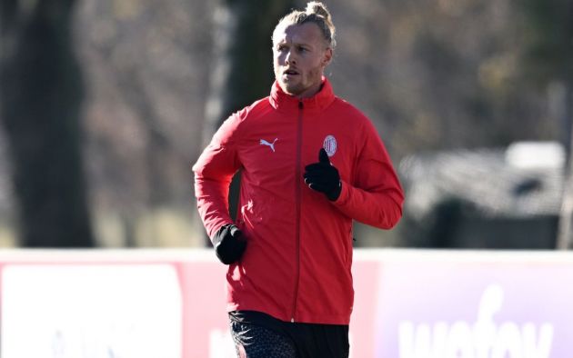 Simon Kjaer of AC Milan
