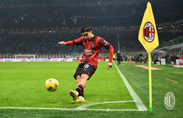 Luka Romero of AC Milan