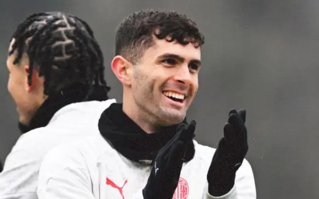 Pulisic Milan training