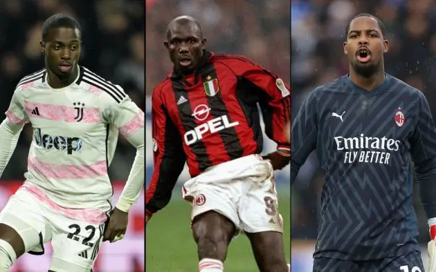 Tim Weah George Weah Mike Maignan Milan