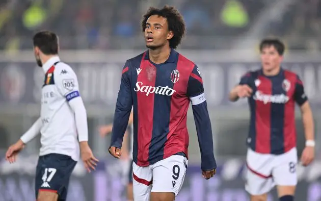 Joshua Zirkzee of Bologna FC