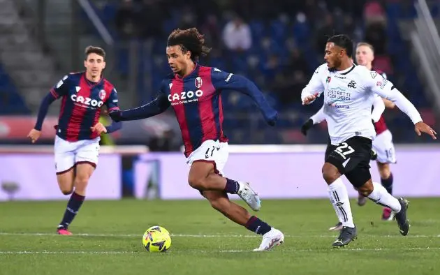 Joshua Zirkzee of Bologna FC