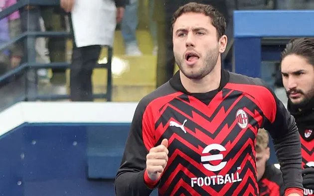 Davide Calabria of AC Milan